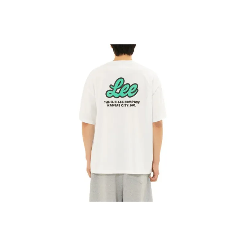 Lee T-Shirts Men White-3
