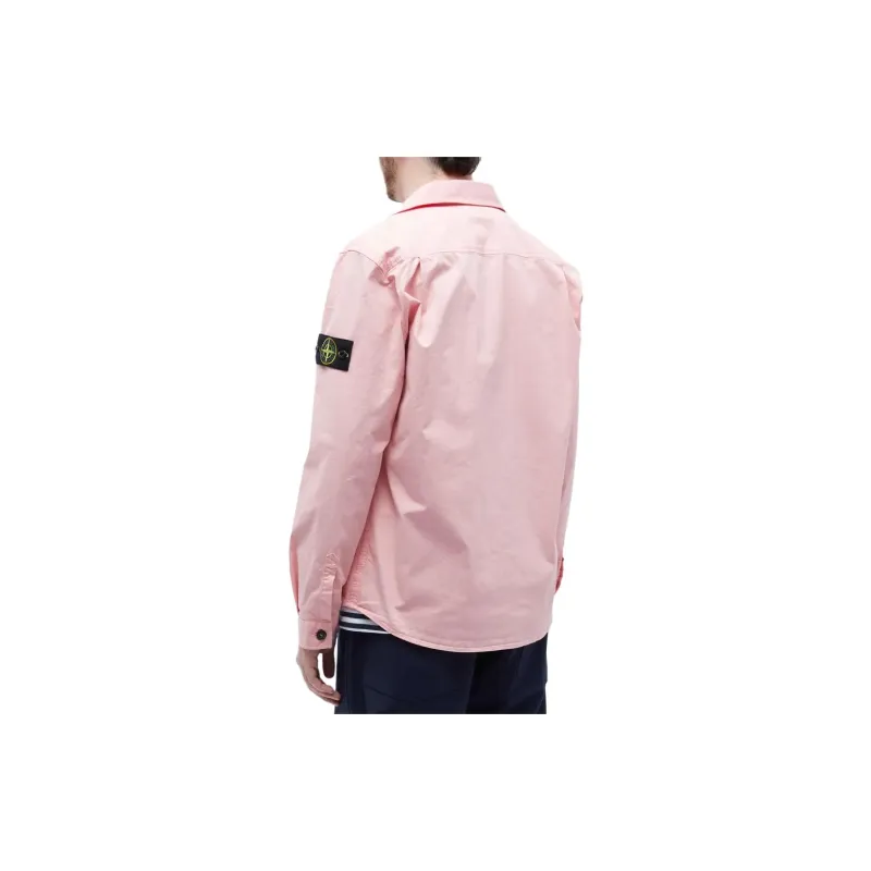 STONE ISLAND Shirts Men Pink-3