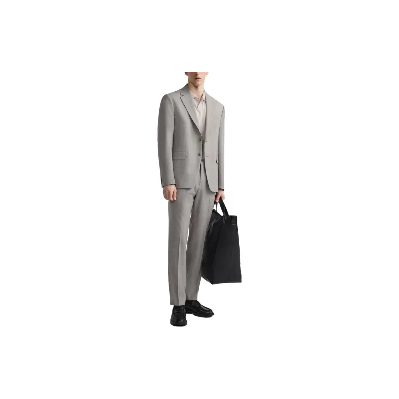 ZARA Suit Trousers Men Sand-3