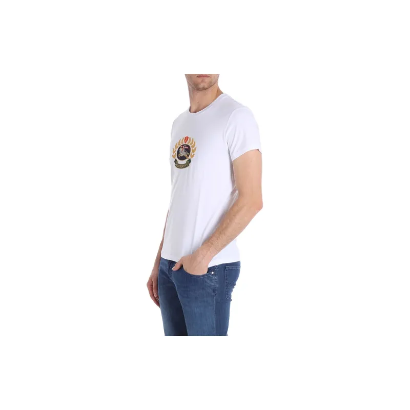 Burberry T Shirts Men White-3