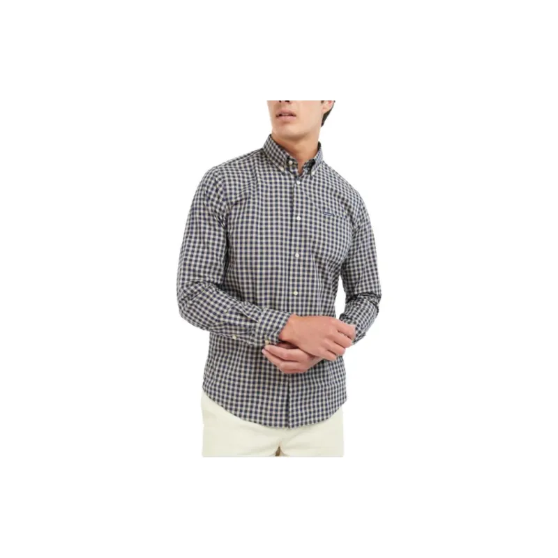 BARBOUR Merryton Tailored Long-Sleeved Shirt Shirt Men's Gray-2