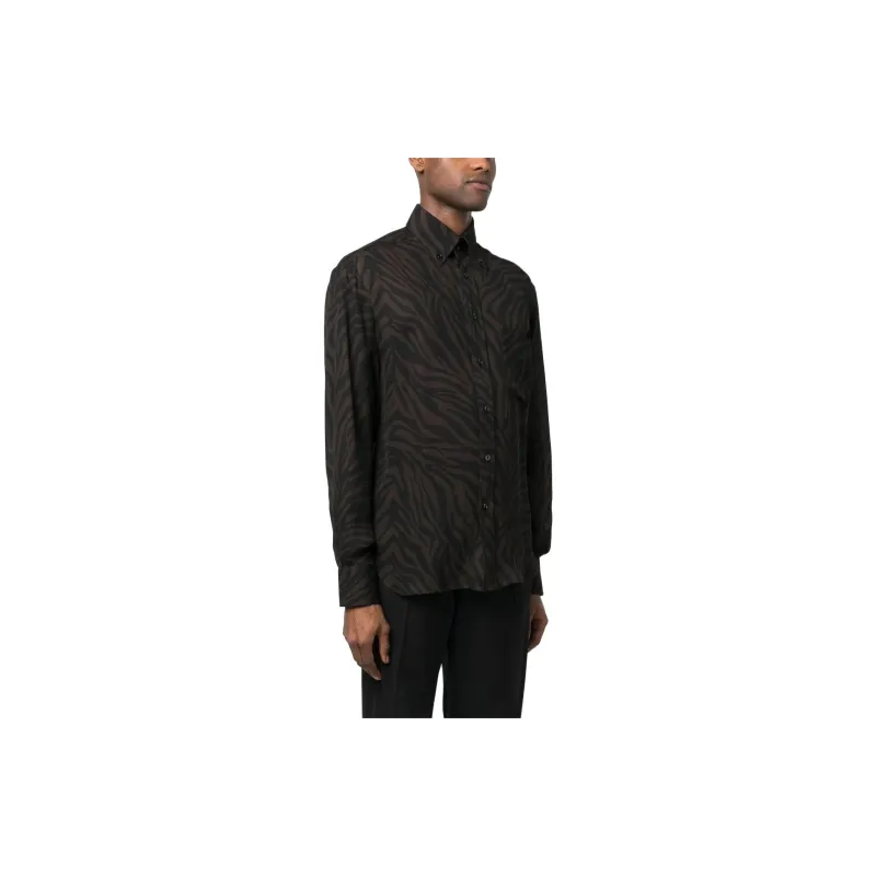 TOM FORD Shirts Men Black-3