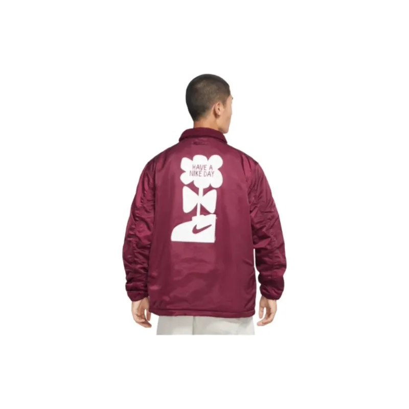 Nike Jackets Men Burgundy-3