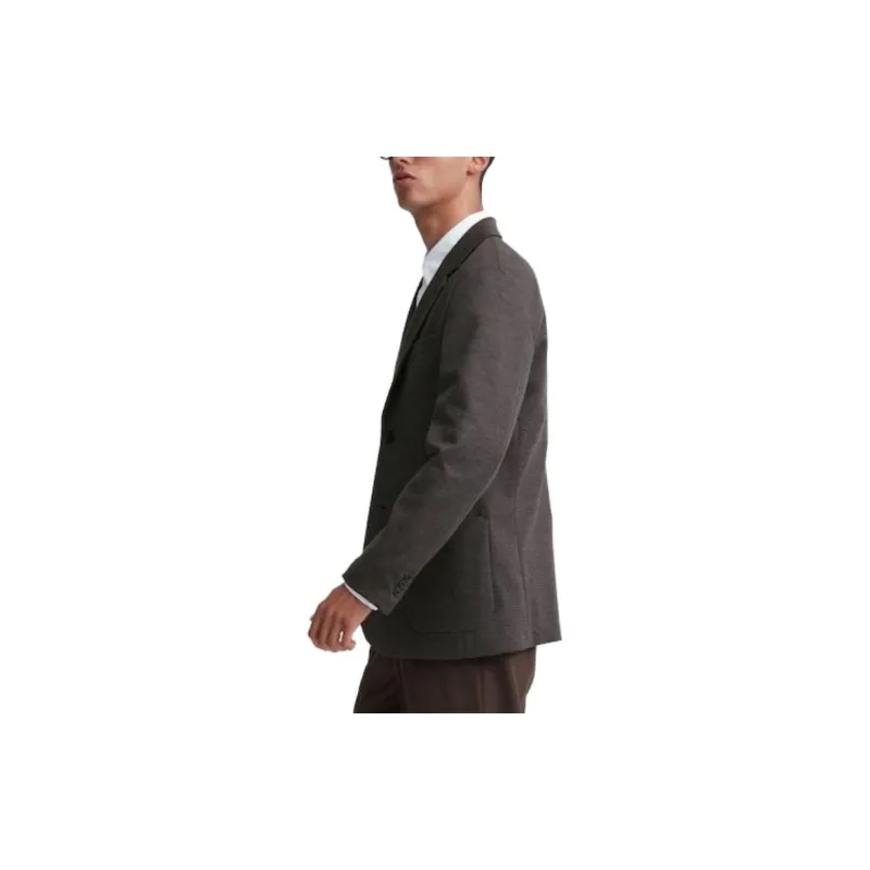 UNIQLO Business Suit Men's Brown Black-2