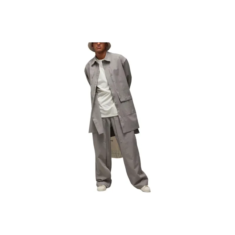 Y 3 Cotton Straight leg Trousers-4