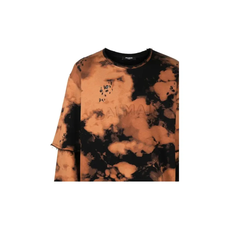 BALMAIN SS23 T Shirt Men's Orange-5