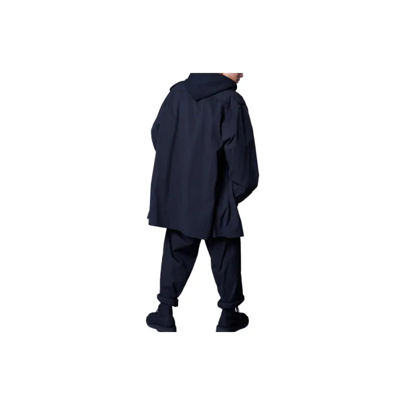 Yohji Yamamoto Ground Y FW24 Trench Coat Unisex Black-7