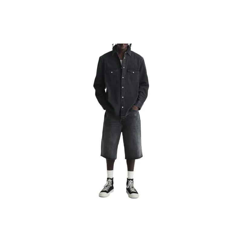 ZARA Shirts Men Black-3