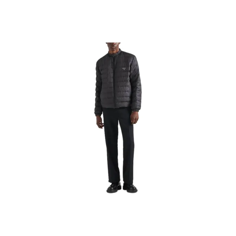 PRADA Short Polyester Down Jacket Jackets Coats Men's Black-1