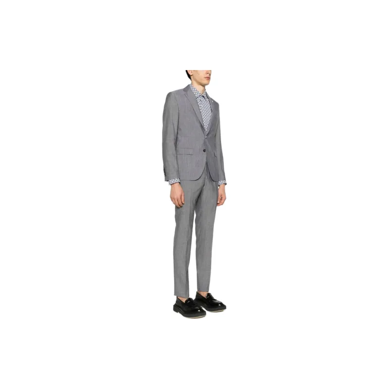 Manuel Ritz Single breasted Wool Suit-3