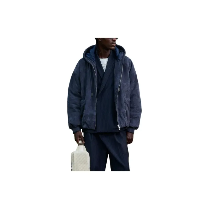 KITH Puffed Suede Jaysen Hoodie-2