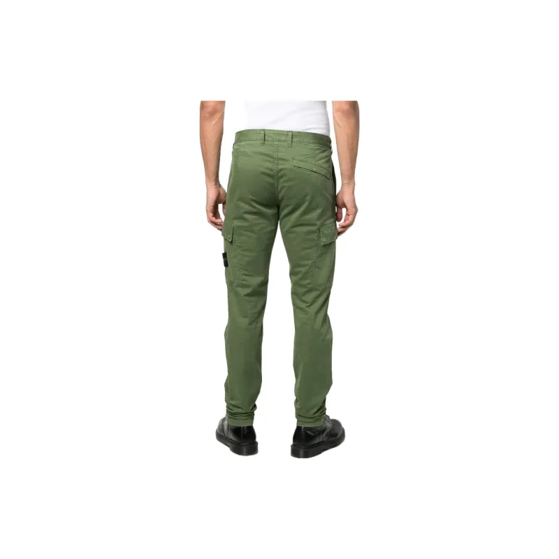 STONE ISLAND Casual Pants Men Army Green-2