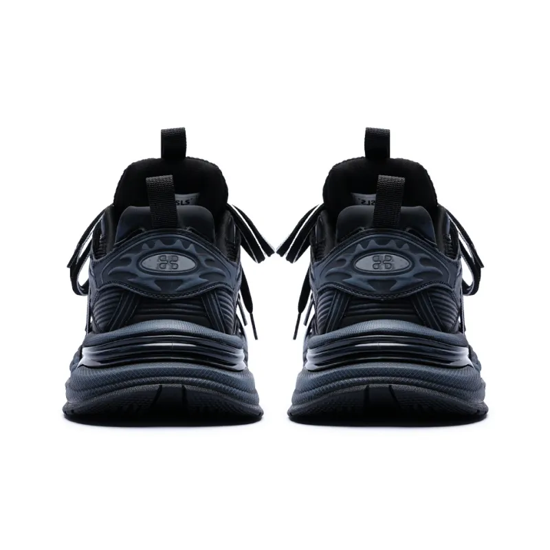 BASLS Abrasion Resistant Breathable Height Increasing Low Top Chunky Sneakers Unisex-22