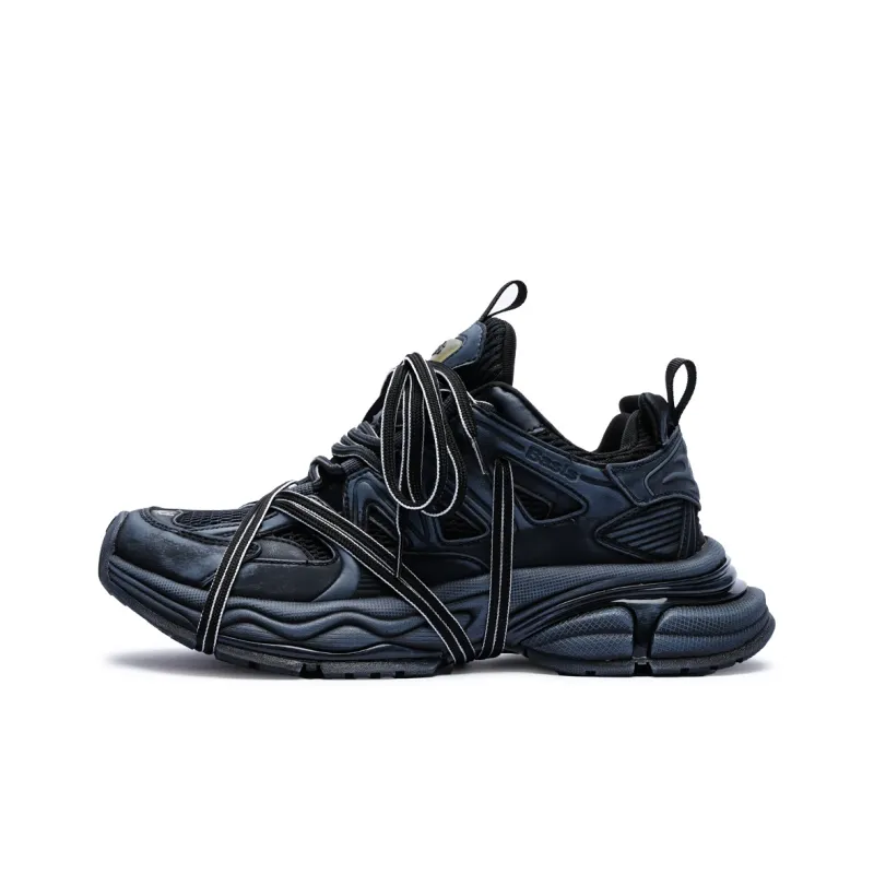 BASLS Abrasion Resistant Breathable Height Increasing Low Top Chunky Sneakers Unisex-18