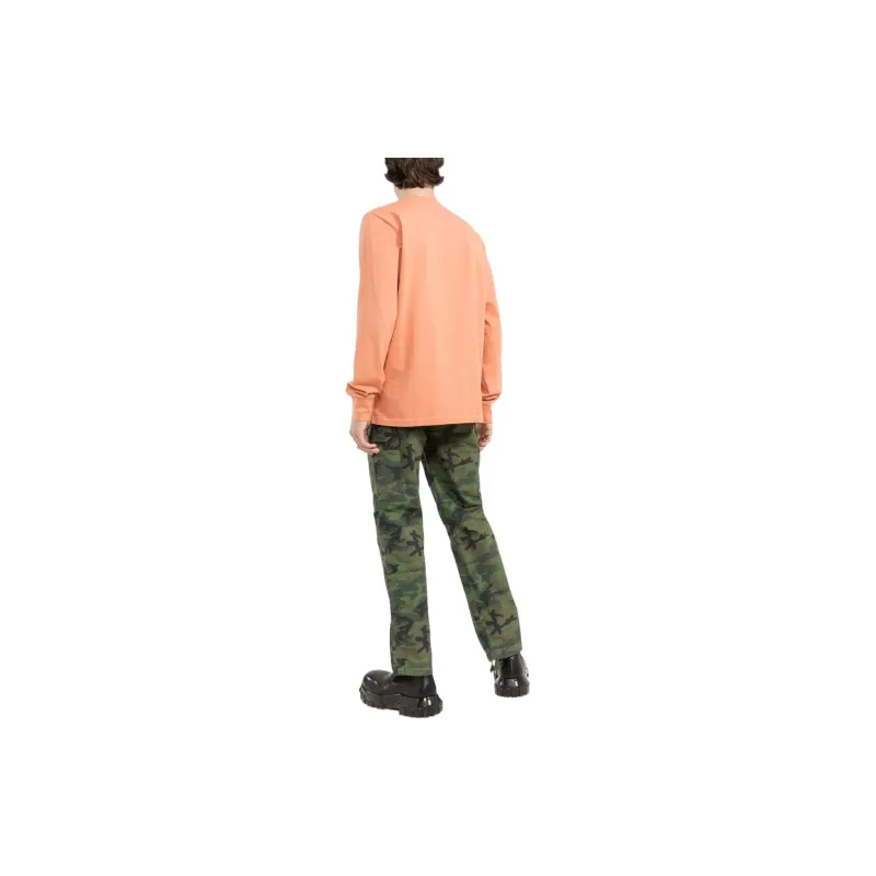 DIESEL T-Shirts Men Orange-2