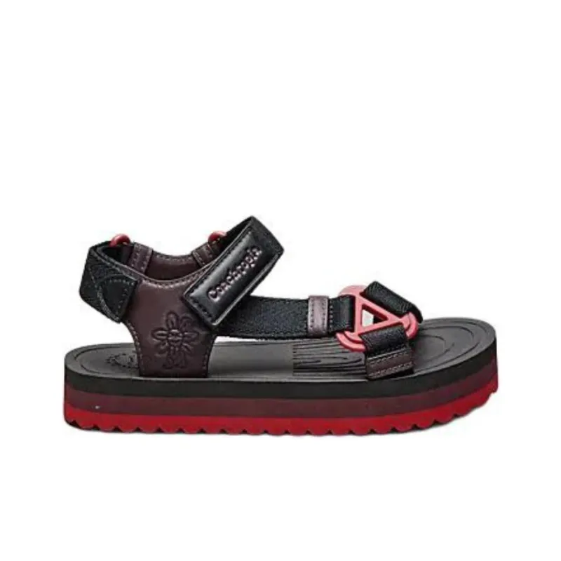COACH Coachtopia Beach Sandals Women's Black-1