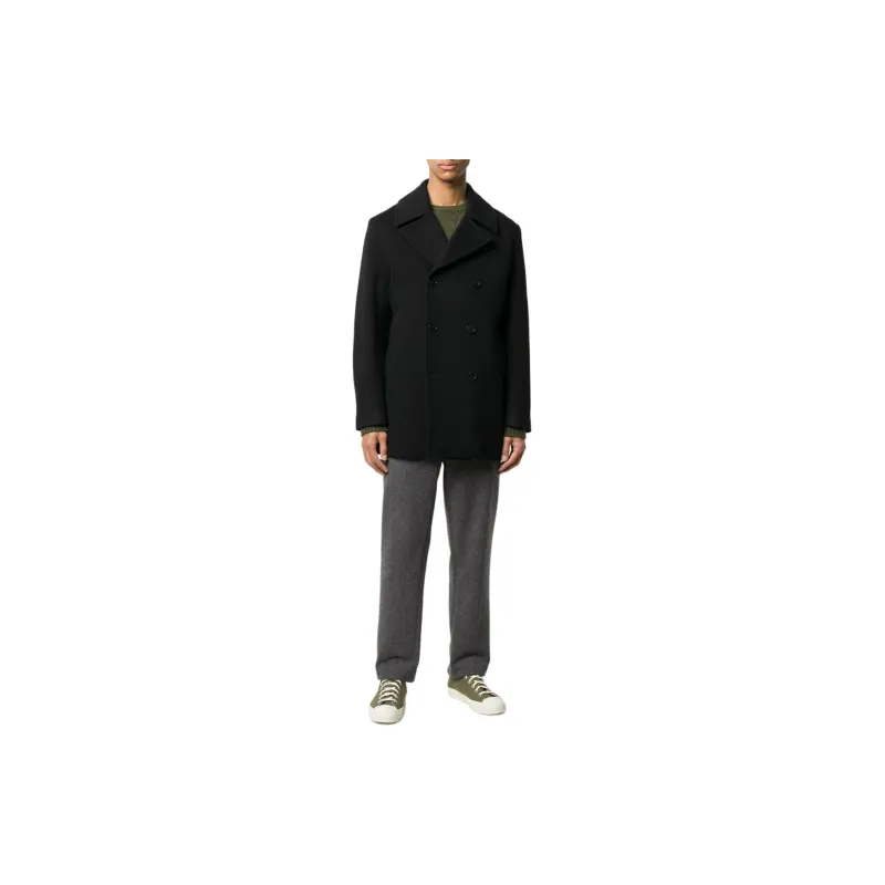 Mackintosh Dalton Double breasted Wool Peacoat-1