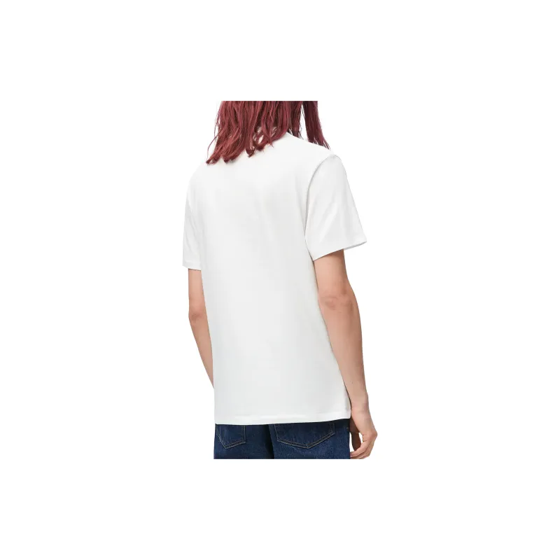 LOEWE Anagram Cotton T shirt-6