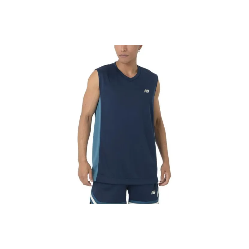 New Balance Tank Top Men's Marine Blue-1