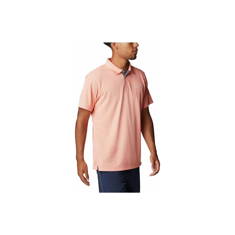 Columbia Polo Shirts Men Coral-2