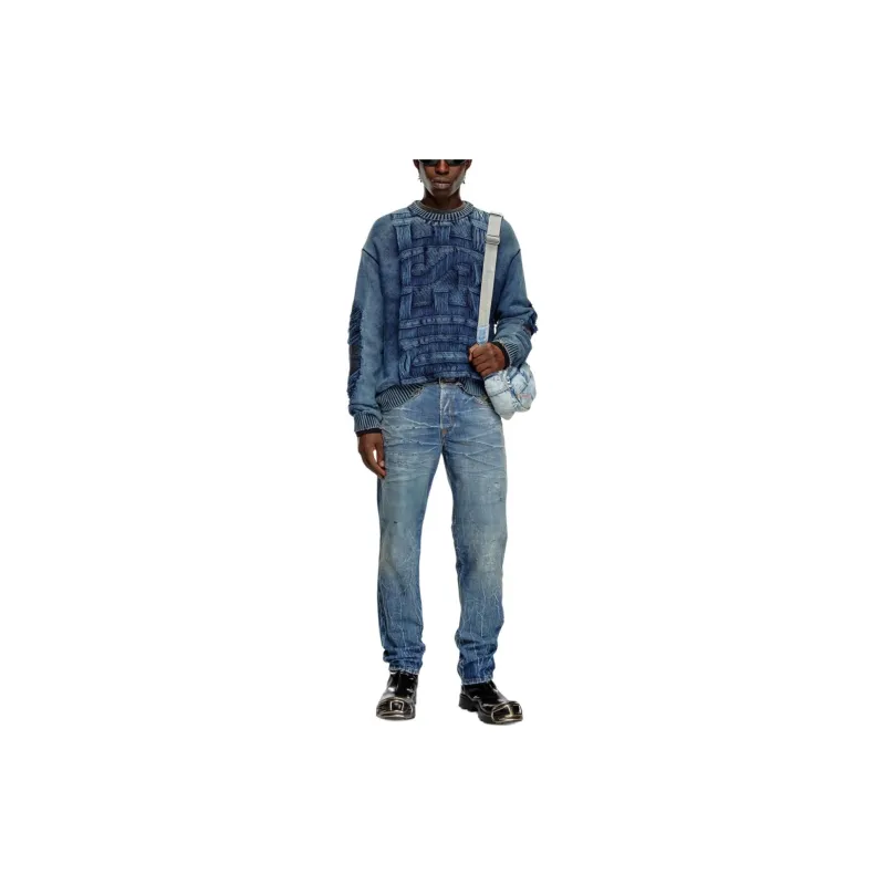 DIESEL Destroyed Knitted Jumper-1