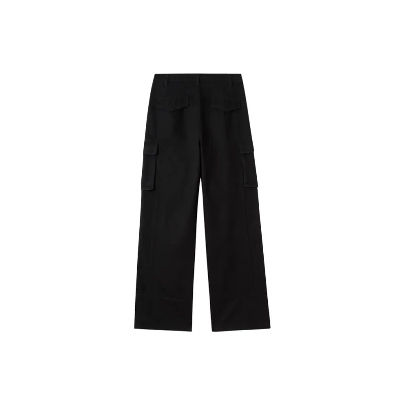 SHUIYUNJIAN Cargo Pants Women's Black-1