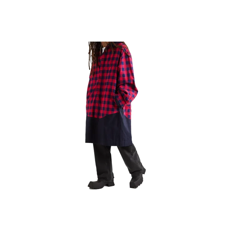 Balenciaga Coats Men Red-1