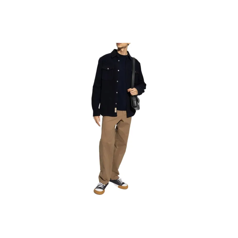 WOOLRICH Logo Embroidered Crewneck Jumper-1
