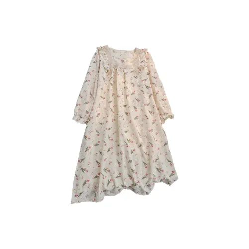 Ta Yan Nightgown Women's Apricot