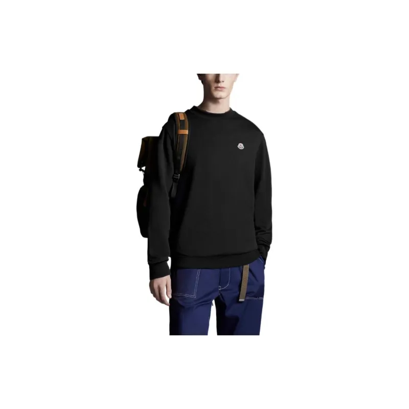 Moncler SS22 Sweatshirt Men's Black-1