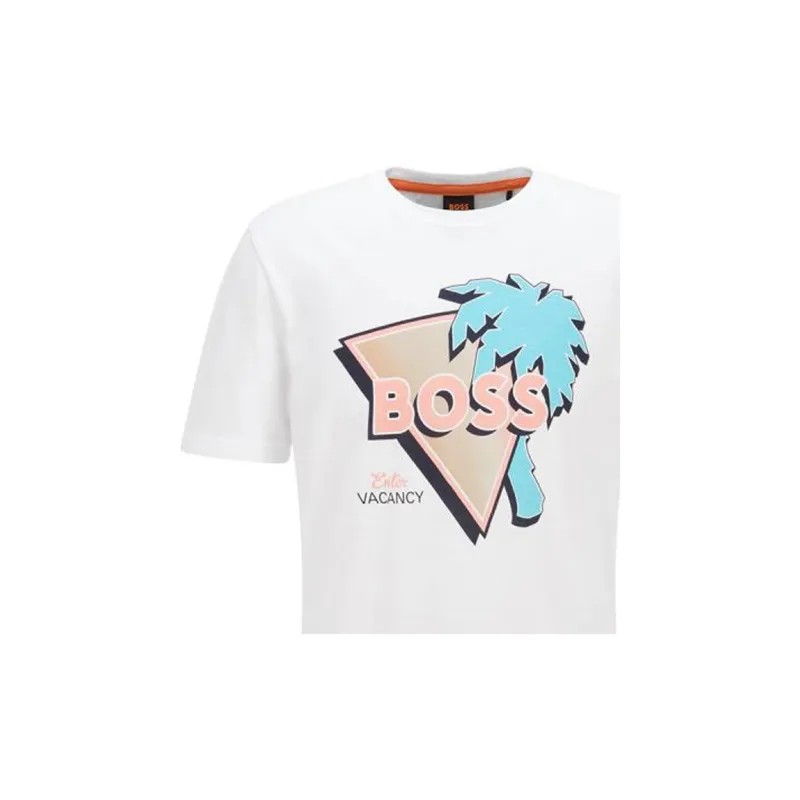 HUGO BOSS T Shirts Men White-5