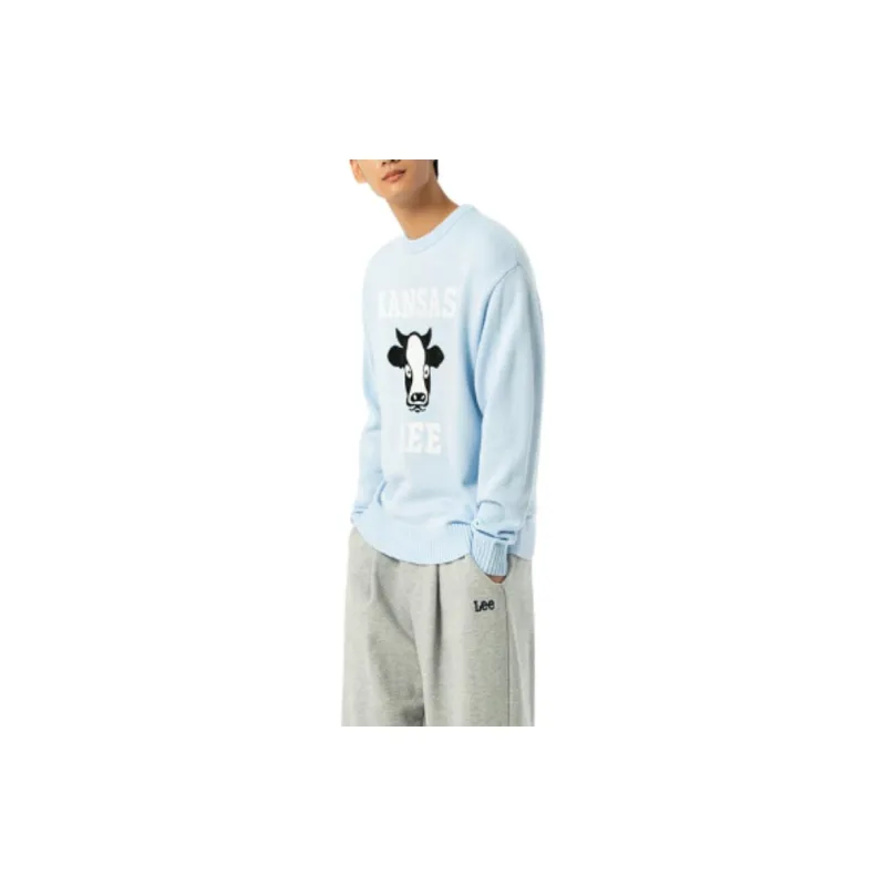 Lee T Shirts Unisex Light Blue-2