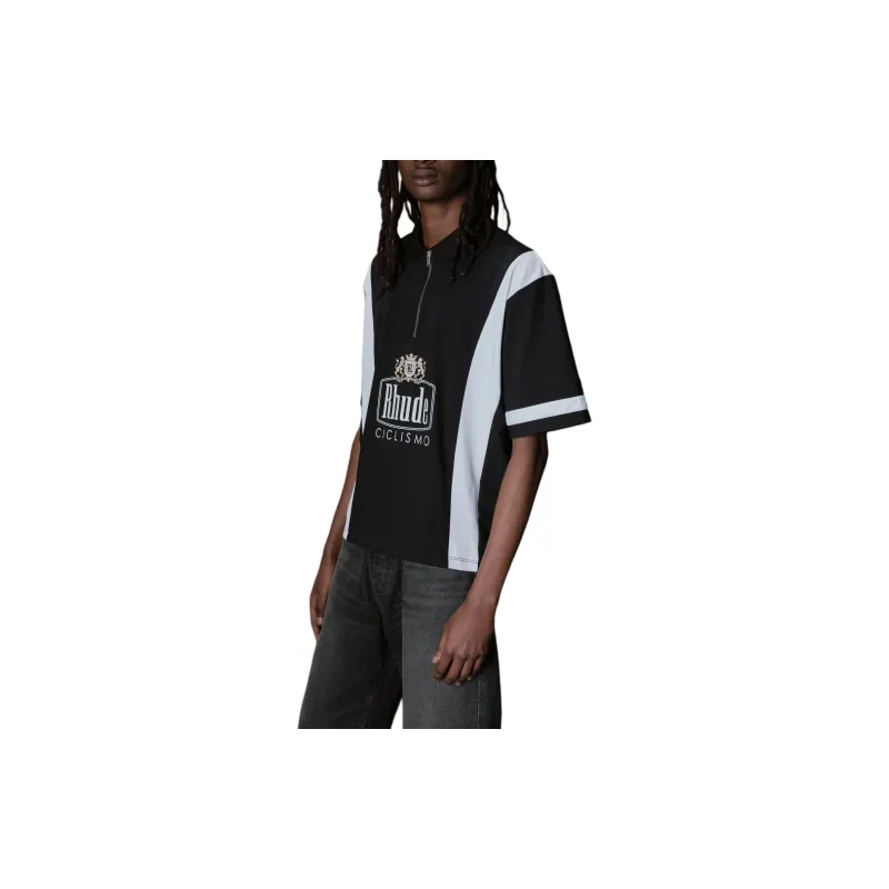 RHUDE FW24 T-Shirt Men Black & Cream-4