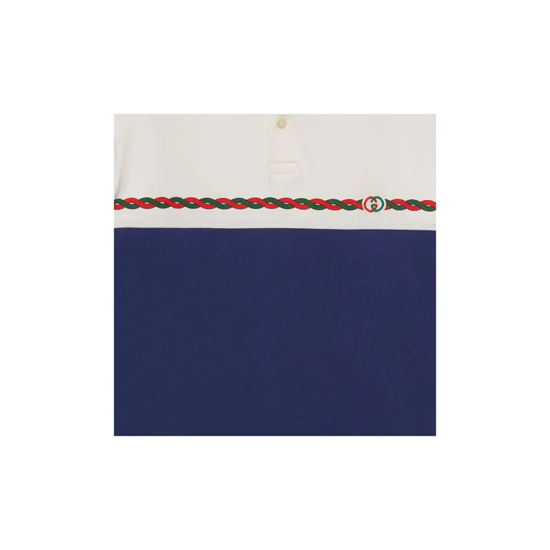 GUCCI Interlocking G Short sleeve Polo Shirt-5