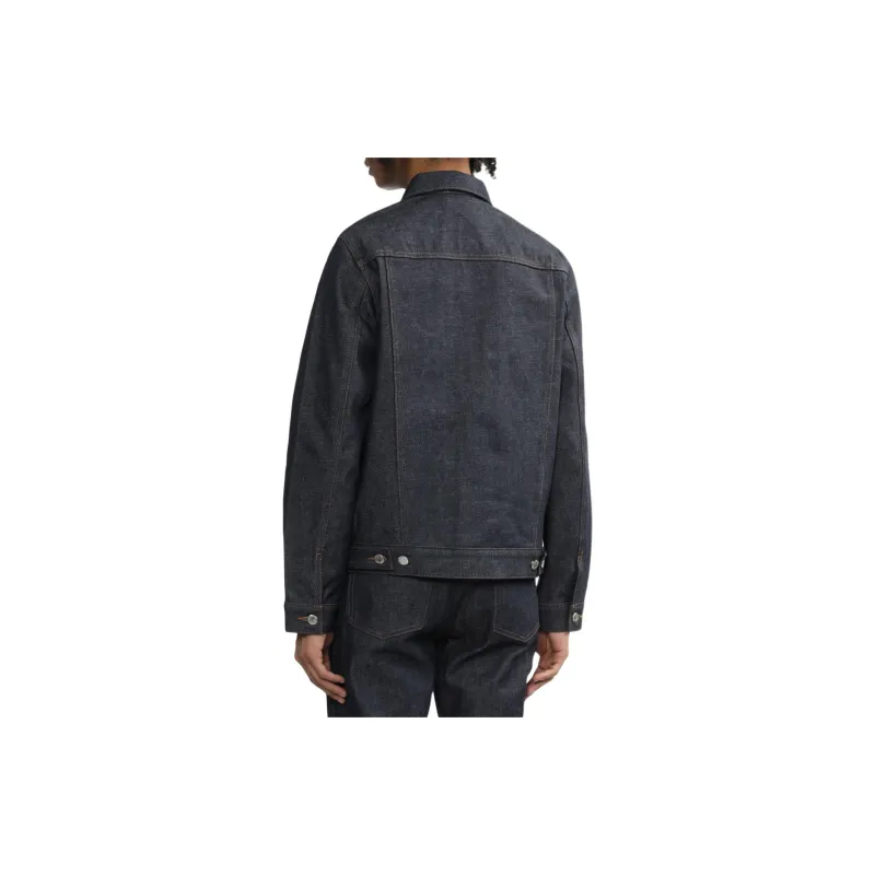A.P.C X Pokemon Logo appliqué Denim Jacket-3