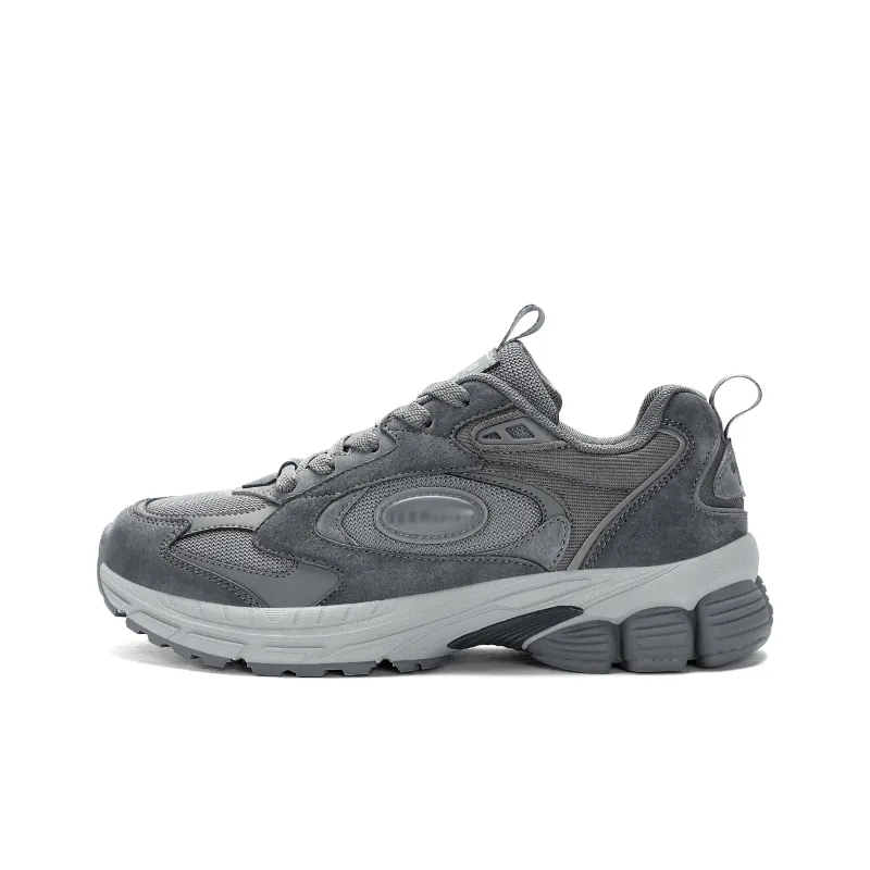 JEEP SPIRIT Slip Resistant, Abrasion Resistant, Breathable, Lightweight Low Top Running Shoes Men's Volcanic Gray-0