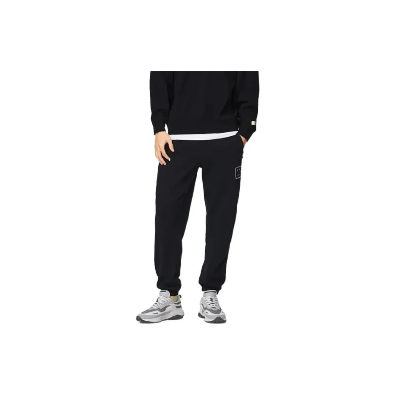 LINING Wade Collection Knitted Sweatpants Men Black-2