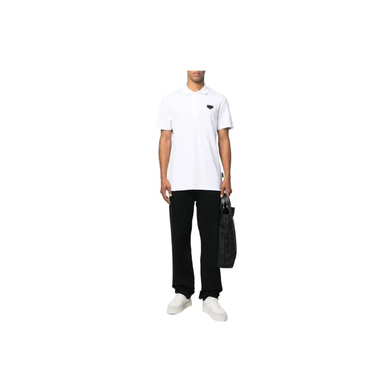 PHILIPP PLEIN Logo plaque Polo Shirt-1