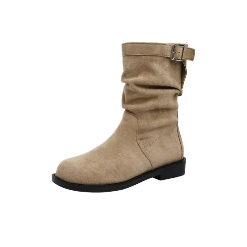 CHERRY&KALIKA Ankle Boots Women's Khaki