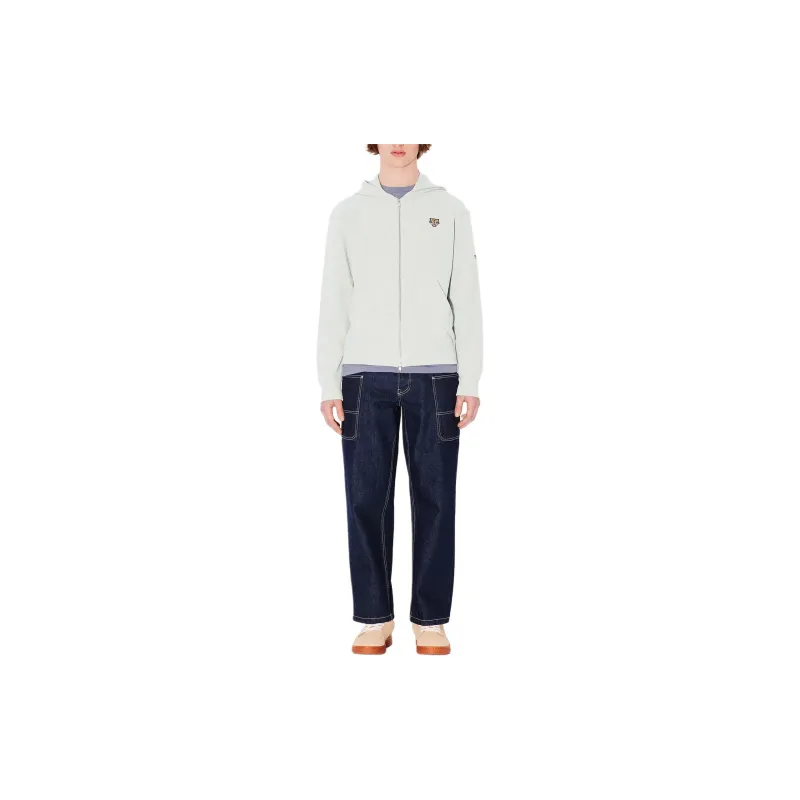KENZO Lucky Tiger Patch Zipped Hoodie-2