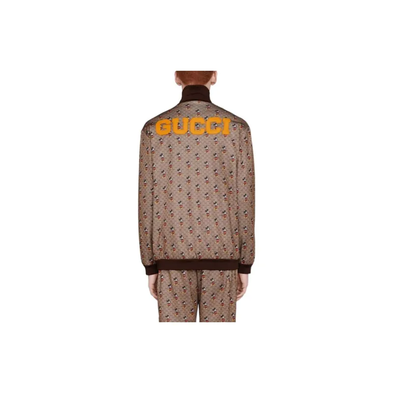 GUCCI x Disney SS20 Jackets Coats Unisex Brown-4