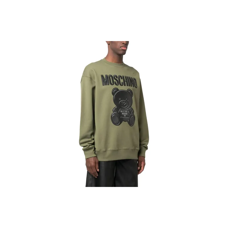 MOSCHINO Sweatshirts Men Green-3