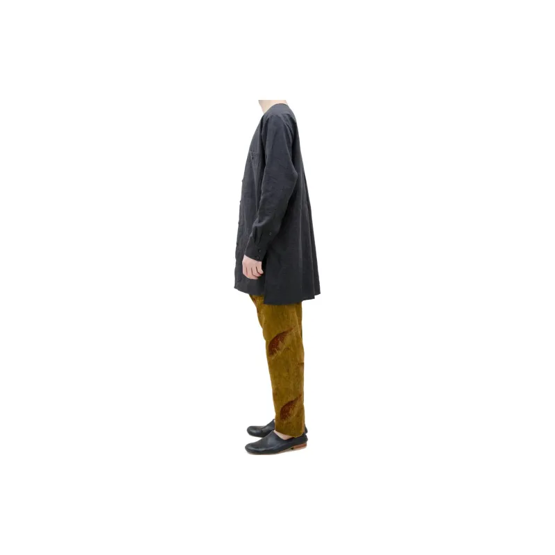 UMA WANG Drawstring Cropped Trousers-5