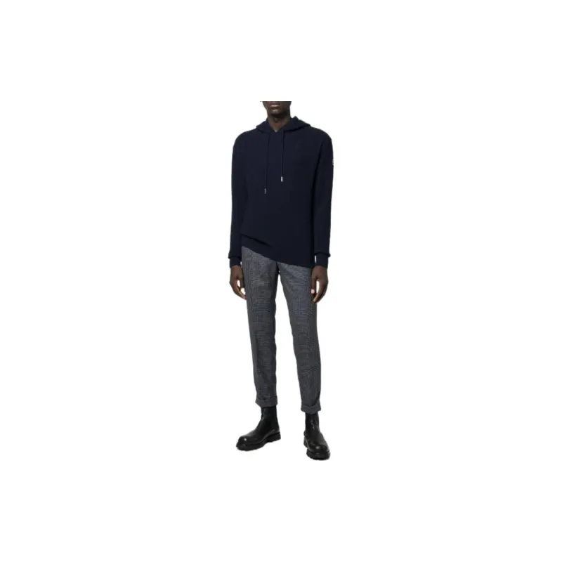 Moncler Logo patch Ribbed Hoodie-1