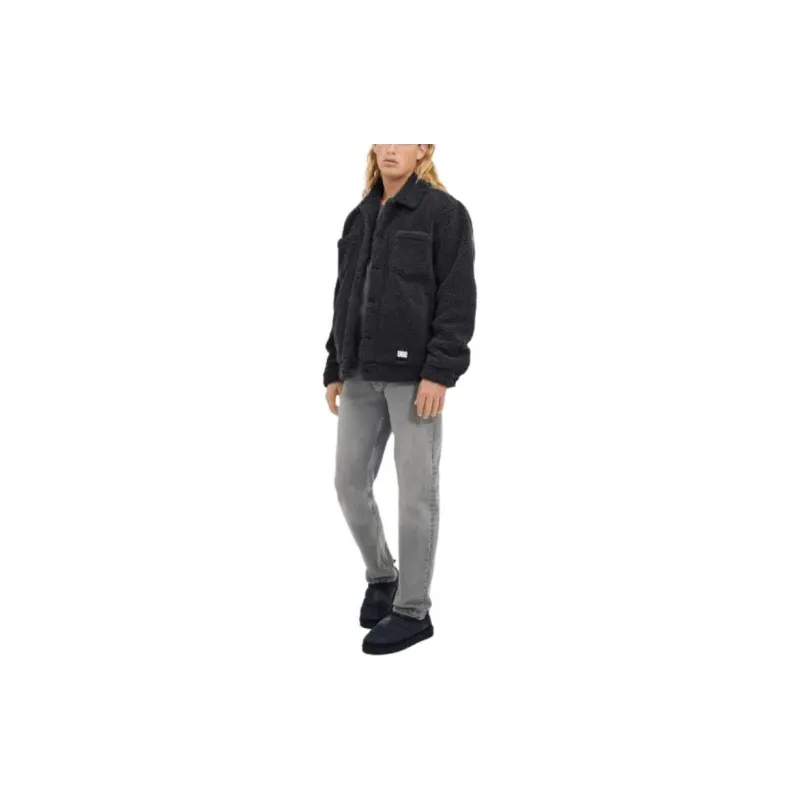 UGG Janson Sherpa Trucker Jacket Jackets Coats Men's Dark Gray-1