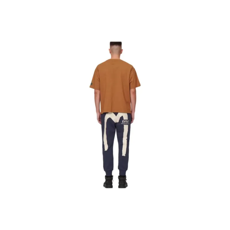 EVISU T-Shirts Men Khaki-3