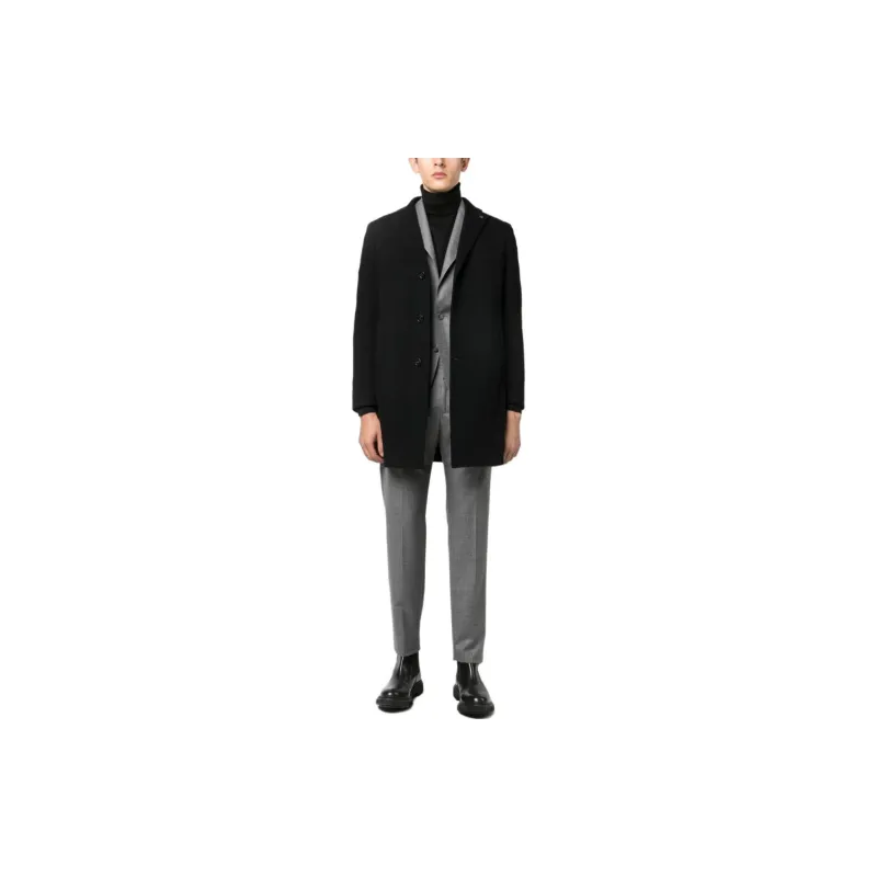 Tagliatore Logo-patch Single-breasted Blazer-1