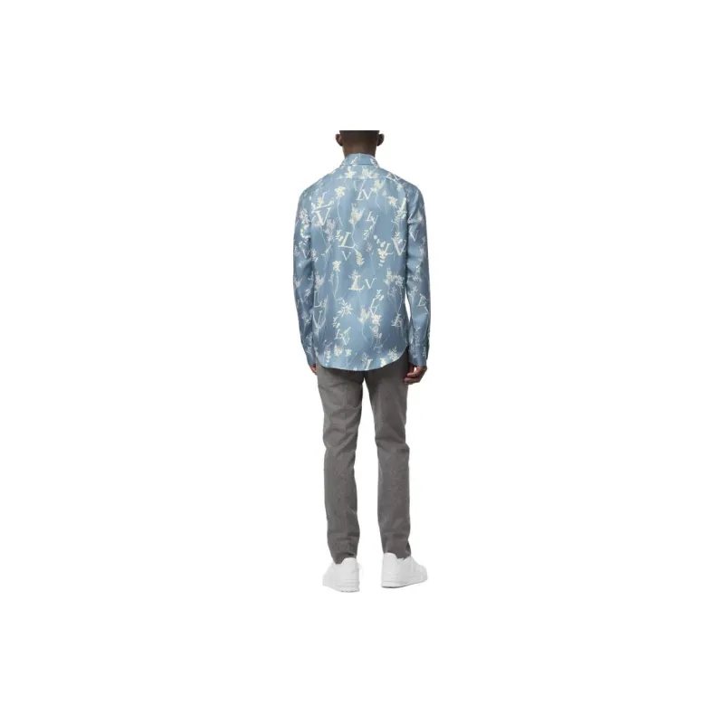 LOUIS VUITTON SS23 Shirt Men's Blue-2