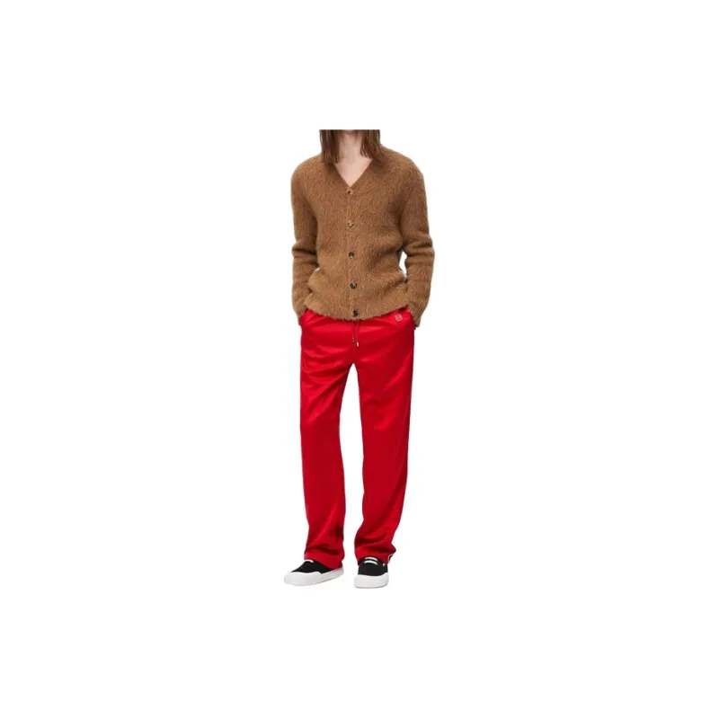 LOEWE Textured Fabric Long Sleeve Cardigan-1