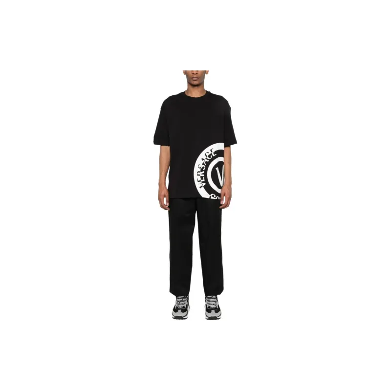 VERSACE JEANS COUTURE Logo print Cotton T shirt-2